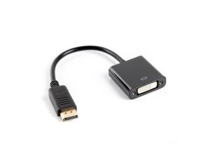 Kabel adapter Lanberg AD-0007-BK DisplayPort (M) -> DVI-D (F)(24+5) Dual Link