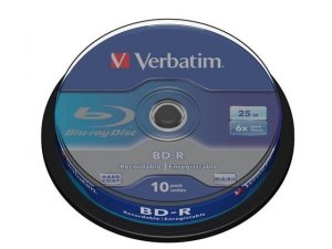 BD-R Verbatim 25GB X6 (Cake 10)