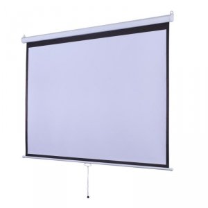Ekran projekcyjny Silelis ES-2 100 (203x152 cm, 16:9), zwijany