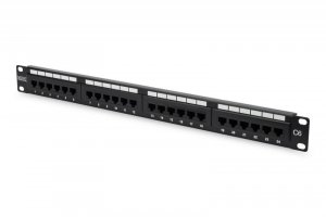Patch panel DIGITUS 19 24x RJ45 UTP kat.6 1U