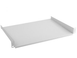 Półka do szaf 19 450/600/800/1000mm szara Lanberg (1U/483x315mm udźwig do 20kg, montaż 4-punktowy)