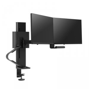 Ergotron TRACE Dual Monitors - uchwyt biurkowy na dwa monitory (czarny)