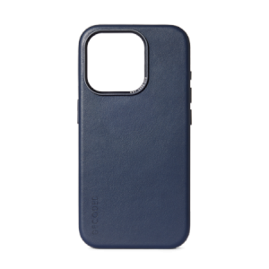 Decoded – skórzana obudowa ochronna do iPhone 15 Pro Max kompatybilna z MagSafe (ture navy)