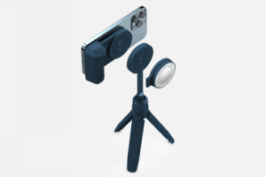 ShiftCam SnapGrip Creator Kit - uchwyt do telefonu do fotografii mobilnej ze statywem oraz lampą wspierający ładowanie bezprzewo