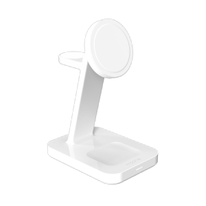 Mophie Snap+ 3-in-1 Qi2 wireless charge stand - stojąca ładowarka bezprzewodowa do trzech urządzeń kompatybilna z MagSafe i Qi2 