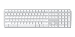 Satechi Slim EX3 - klawiatura Bluetooth do trzech urządzeń z przełącznikiem trybu Mac/Windows (silver)