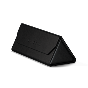 Satechi FindAll Glasses Case - etui na okulary ze skóry wegańskiej z lokalizatorem kompatybilne z Apple Find My (black)