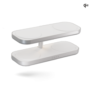 ZENS Quattro Wireless Charger Pro 4 - ładowarka bezprzewodowa Qi2 do czterech urządzeń (4x15W) kompatybilna z MagSafe (white)