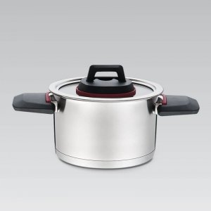 Garnek ze skład.uszami+pokrywka MR-3530-18  2,3L