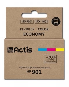 Actis KH-901CR Tusz (zamiennik HP 901 CC656AE; Standard; 18 ml; kolor)