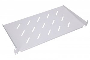 Extralink Półka rack 1U do szaf wiszących szara 25 cm