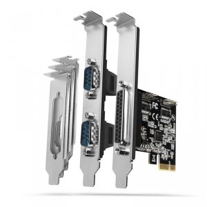 Kontroler port&oacute;w PCI-Express Axagon 1x port r&oacute;wnoległy LPT + 2x porty szeregowy RS232