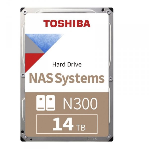 Dysk Toshiba N300 HDWG51EUZSVA 14TB 3,5&quot; 7200 512MB SATA III NAS BULK