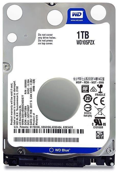 Dysk WD Blue™ WD10SPZX 1TB 2,5&quot; 5400 128MB SATA III Slim 7mm