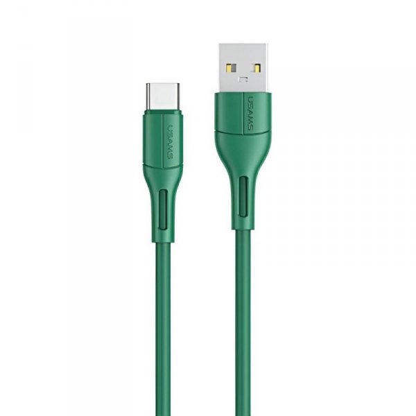 Kabel USB Usams U68 USB-C 1m Fast Charge -zielony