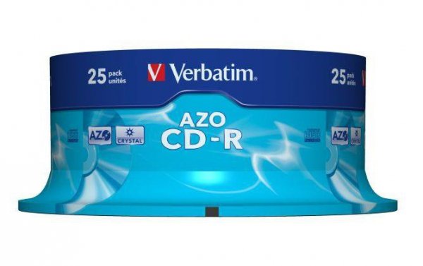 Płyty CD-R Verbatim 700MB AZO (Cake 25)
