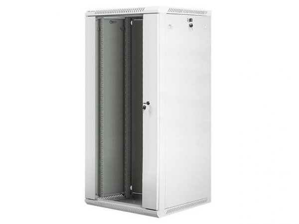 Szafa instalacyjna Rack wisząca 19&quot; 27U 600x600 szara Lanberg (flat pack)
