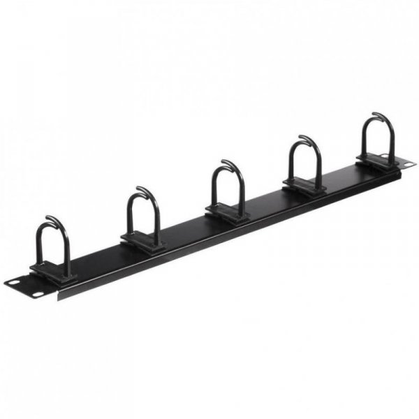 Organizator kabli 19&#039;&#039;/1U - czarny Netrack