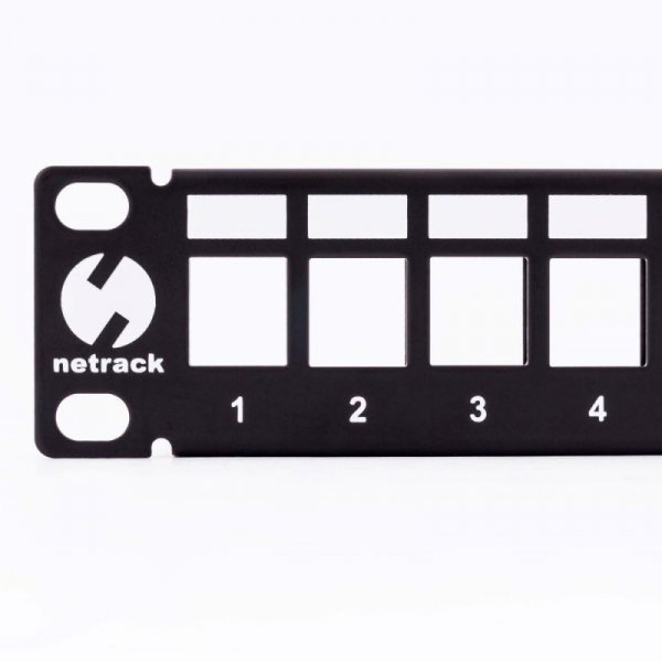Patch panel keystone 19&quot; 24-porty, UTP Netrack