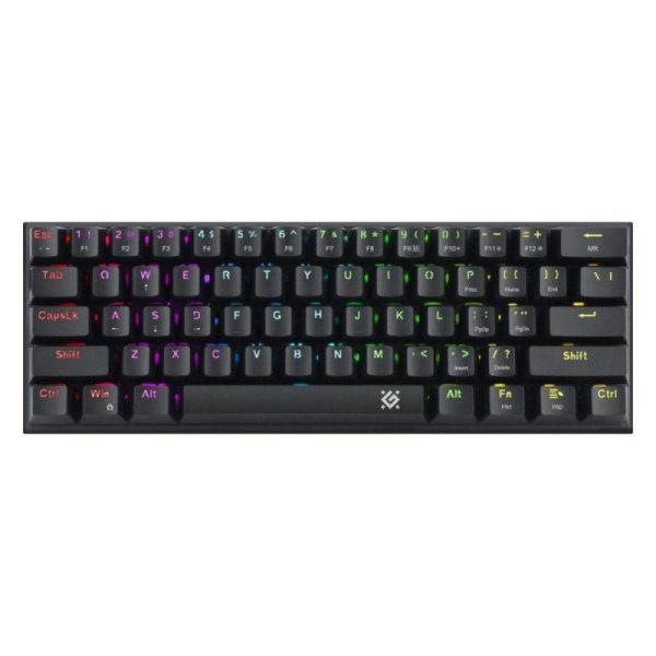 Klawiatura przewodowa Defender CAIRON GK-081 MECHANICZNA podświetlana gaming outemu red
