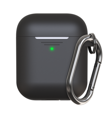 KeyBudz Elevate Keychain - silikonowe etui ochronne do AirPods Pro 2 (black)