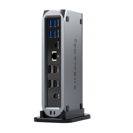 Satechi Thunderbolt 4 Multimedia Pro Dock - stacja dokująca (2x DisplayPort 1.4, 2x HDMI 2.1, 7x USB, 3,5mm jack, Ethernet 2.5 G