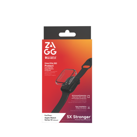 ZAGG InvisibleShield Glass Elite 360 - szkło ochronne do Apple Watch serii 10 (42mm)