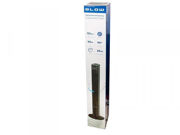 BLOW WENTYLATOR KOLUMNOWY XXL 125CM 90W CZARNY