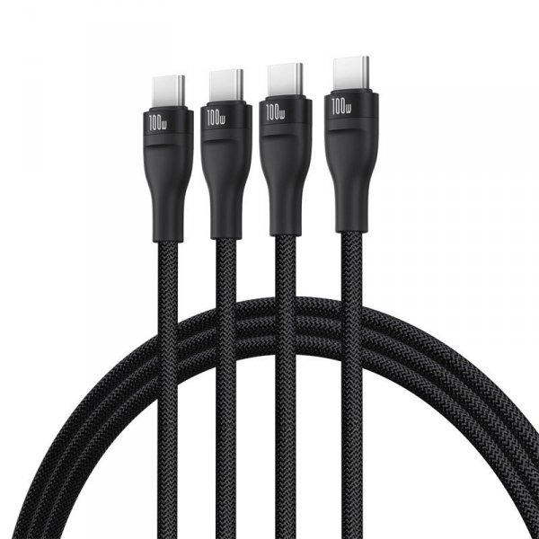 Kabel Baseus Flash Series 3 100W 1,5m (czarny)