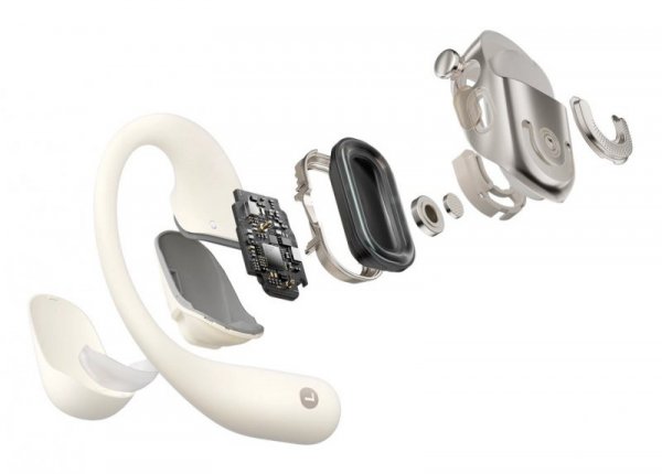 Słuchawki bezprzewodowe Shokz OpenFit 2 Beige