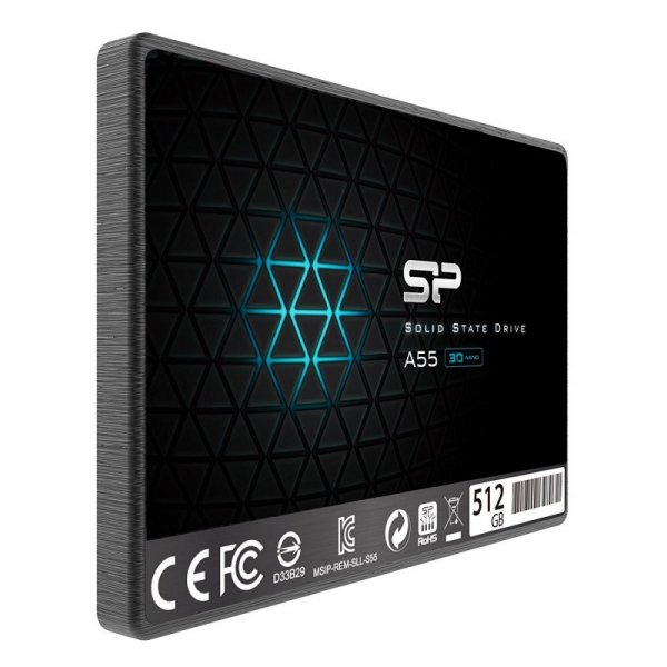 Dysk SSD Silicon Power Ace A55 512GB 2,5&quot; SATA III 560/530 MB/s (SP512GBSS3A55S25)