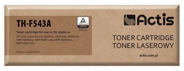 Actis TH-F543A Toner (zamiennik HP 203A HP203A CF543A; Standard; 1300 stron; czerwony)