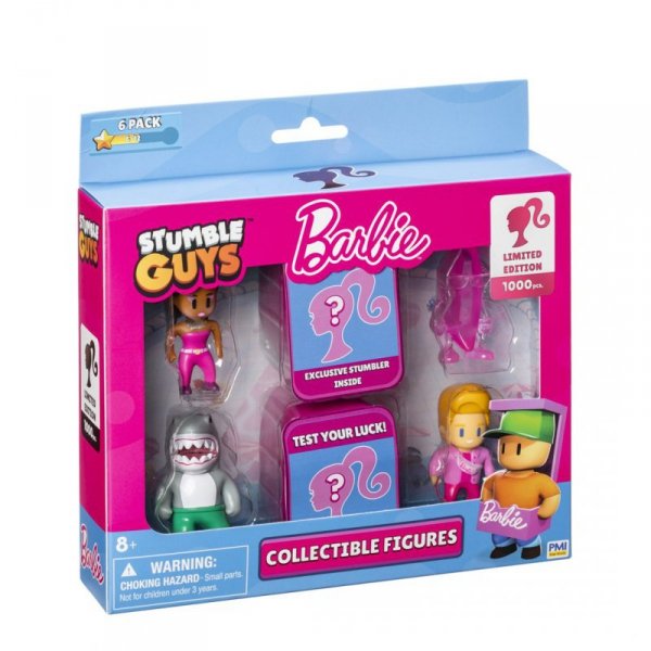STUMBLE GUYSxBARBIE FIGURES 6 PACK DELUXE BOX VER.B