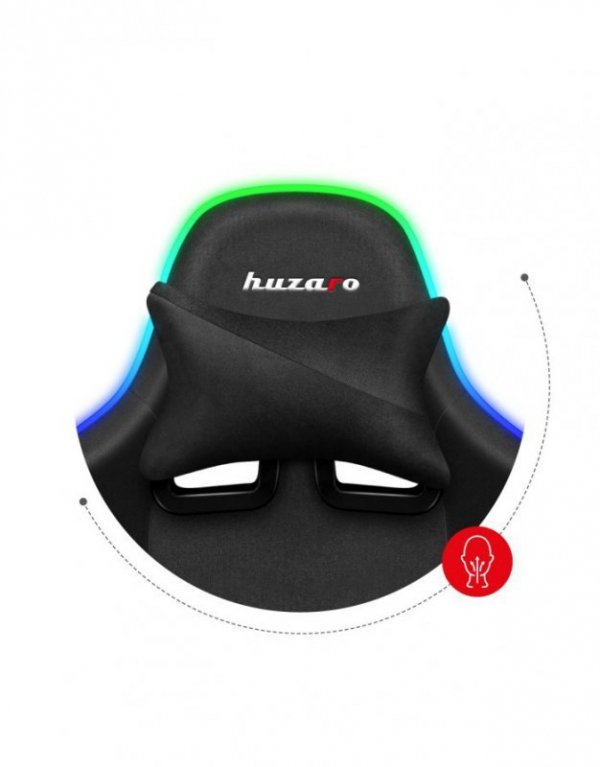 Fotel gamingowy Huzaro Force 6.3 RGB Mesh