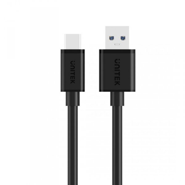UNITEK KABEL USB TYP-C USB 3.1 - USB A, Y-C474BK+