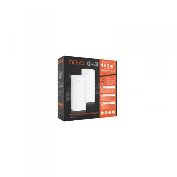 Tenda EX12 2-Pack AX3000 System Mesh Wi-Fi 6 (dwupak)