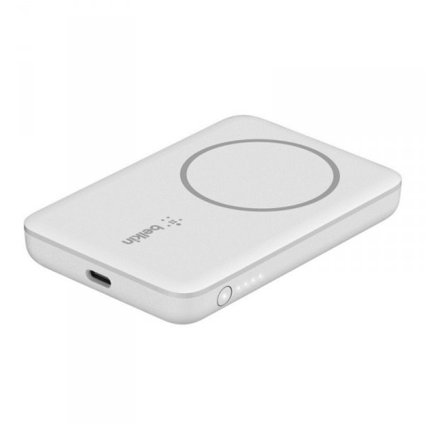 Powerbank bezprzewodowy Belkin BoostCharge Magnetic Wireless Power Bank 2.5K MagSafe Compatible 2500mAh White