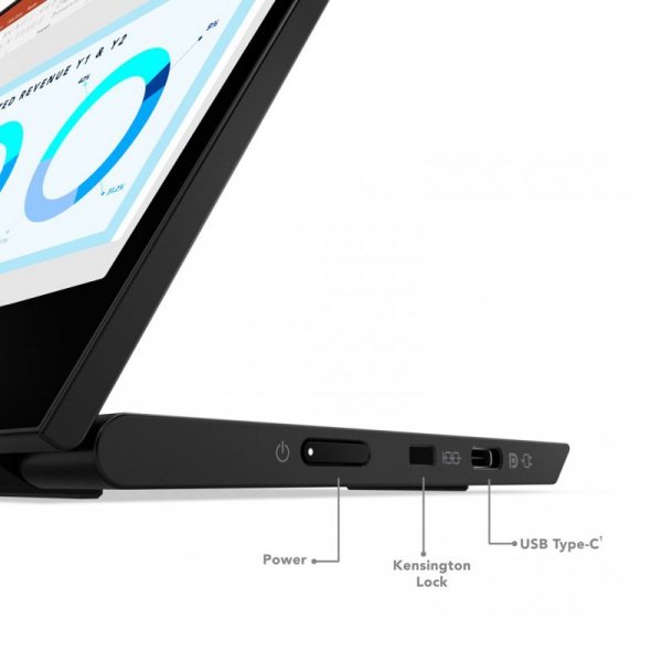 Lenovo ThinkVision M14d 14&quot; QHD IPS 60Hz 300nits AG 2xUSB-C Raven Black