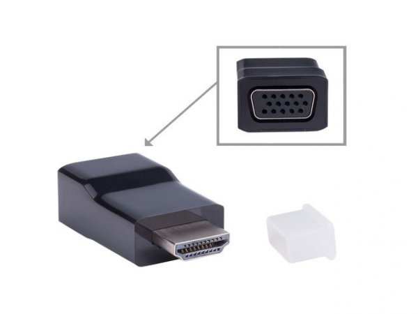 Gembird Adapter HDMI-A(M)-&gt;VGA(F)