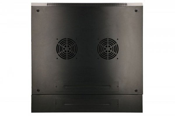 Extralink Szafka wisząca rack 9U 600x600 czarna dwusekcyjna