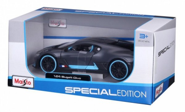 Maisto Bugatti Divo 1/24 Szaro-niebieski