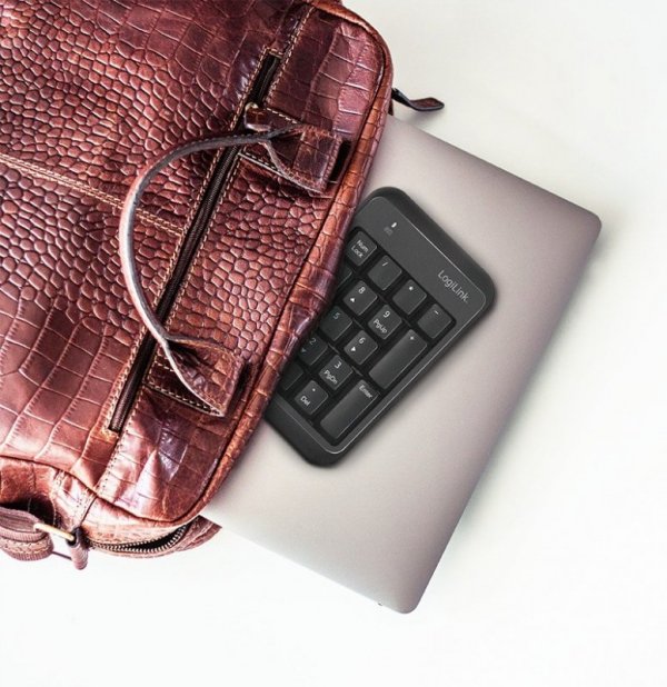 LogiLink Klawiatra numeryczna Bluetooth v5.1 czarna