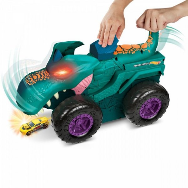 Hot Wheels Pojazd Pożeracz aut Mega Wrex