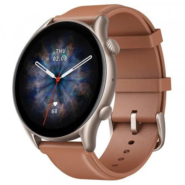 Amazfit Smartwatch GTR3 Pro brązowa skóra