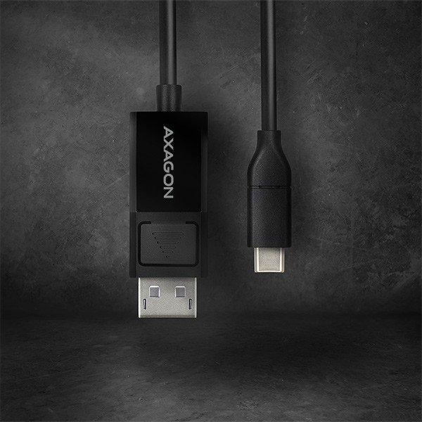 AXAGON RVC-DPC Konwerter/kabel USB-C -&gt; DisplayPort 1,8m, 4K/60HZ