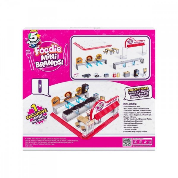 ZURU 5 Surprise Zestaw z figurkami Mini Brands Mini Food Court