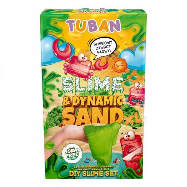 TUBAN Zestaw DIY Slime i piasek dynamiczny XL