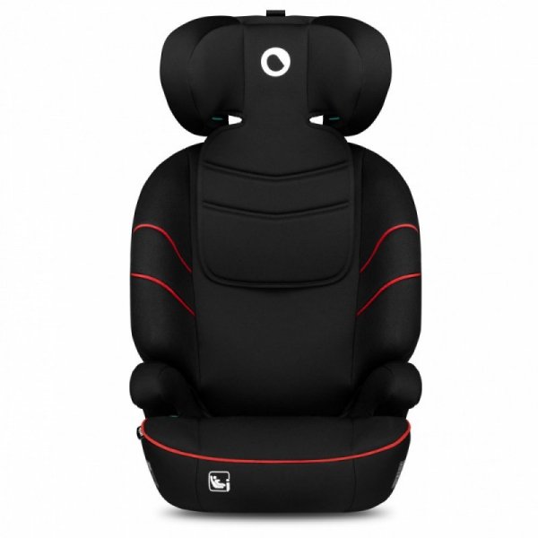 Lionelo Fotelik samochodowy Hugo I-Size Sporty Black Red 15-36 kg