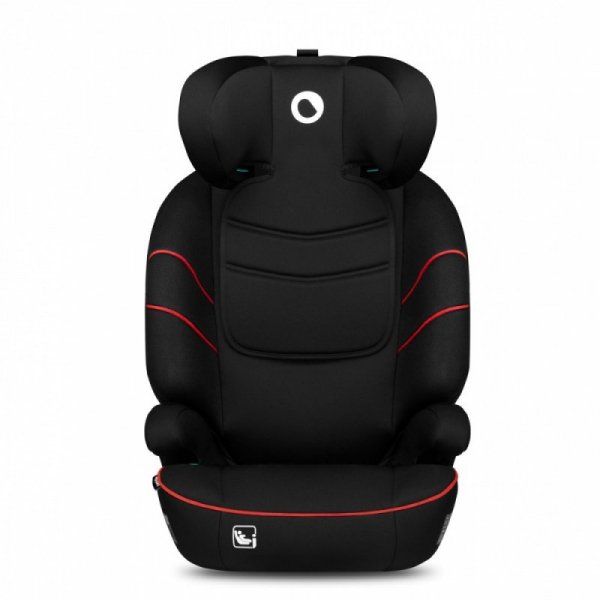 Lionelo Fotelik samochodowy Hugo I-Size Sporty Black Red 15-36 kg