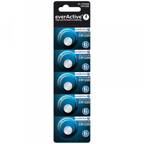everActive Baterie litowe mini CR1220 blister 5 sztuk